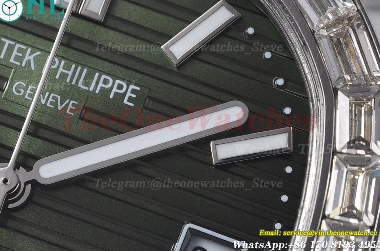 40mm SS MY8215 Dial Dia SS Green Nautilus GDF 1222